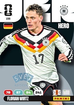 Florian Wirtz Germany Panini FIFA World Cup 2026 Adrenalyn XL #198